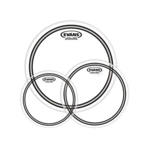 پک پوست درامز اونس سایز Evans EC2 CLEAR Standard Tom Drumhead Pack 12-13-16