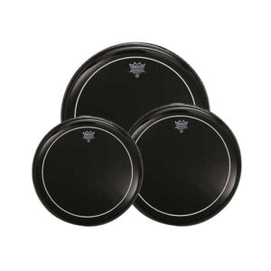 پک پوست درامز رمو سایز Remo Pinstripe Black Standard Tom Drumhead Pack 10-12-16